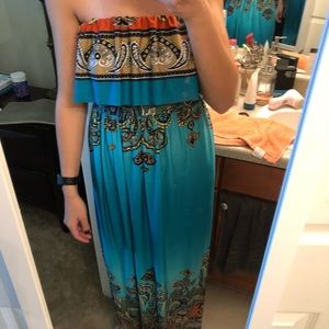 Summer print maxi